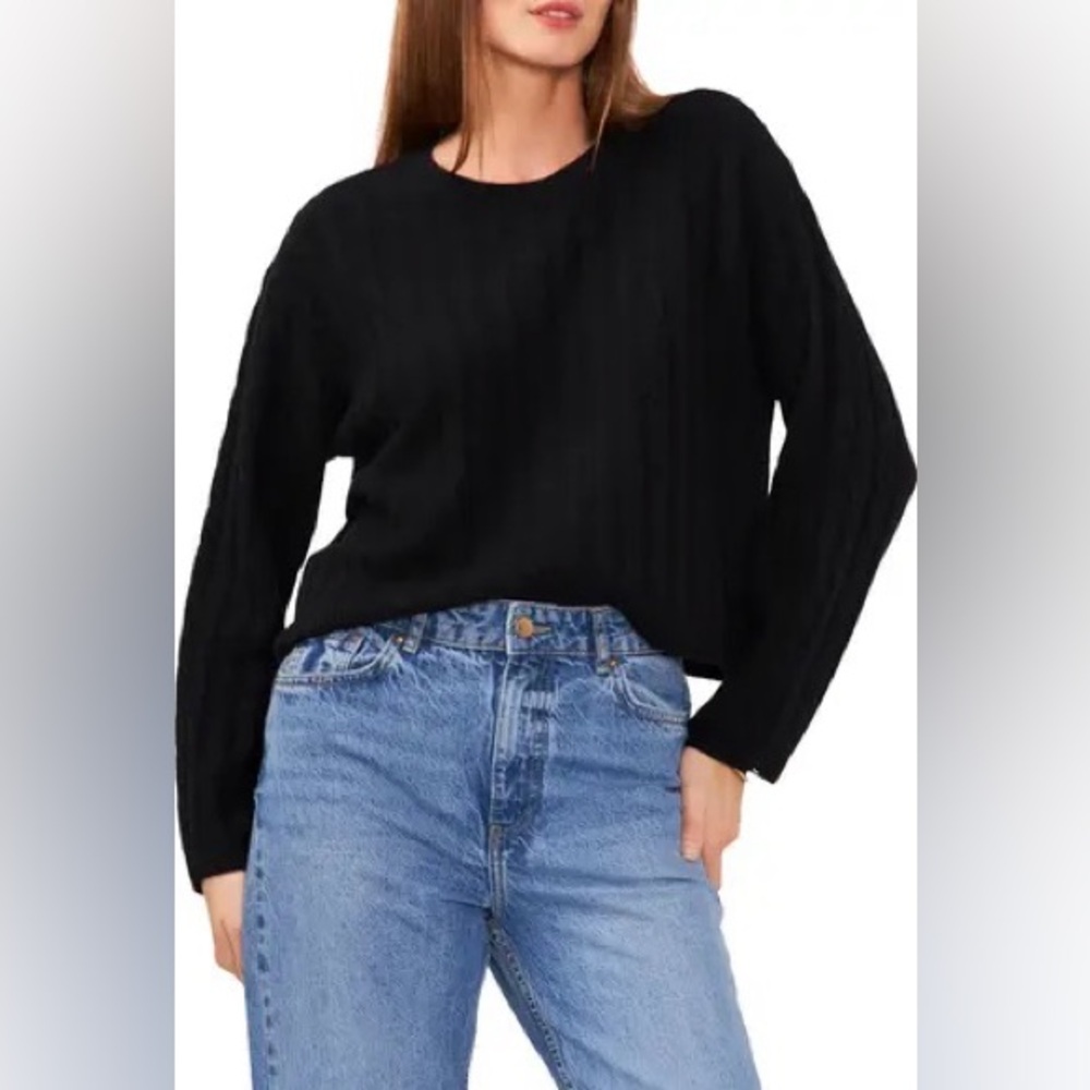 1. State Black Crew Neck Sweater